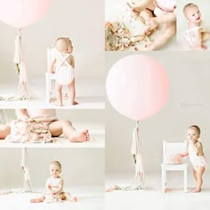 Amy Wilson, Birthday Balloons Pictures, 1st Birthday Pictures, Smash Cake Girl, Balloon Pictures, 1st Birthday Photoshoot, First Birthday Pictures, 1st Birthday Photos, Birthday Photography