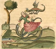 an image of a woman riding a dragon