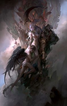 다크 판타지, Dark Angel, Arte Fantasy, Ethereal Art, 판타지 아트, Source Unknown, Fantasy Artwork, Dark Fantasy Art, Fantasy Character Design