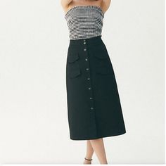 Mare Mare - Nwt Anthropologie, Midi Skirt, Womens Skirt, Women Shopping, Black