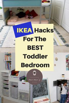 kids bedroom with bunk beds and desks for the best toddler bedroom