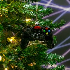 Video Game Controller Ornament - Black Party Rock Ornaments Holiday - Ornaments Rock Ornaments, Glass Video, Black Video, Ornament Party, Company Christmas Party, Making People Happy, Party Rock, Video Game Controller, Glitter Paint