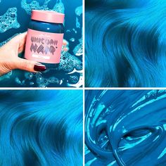 Looking To Vamp Up Your Hair? This Blue Is To Dye For! Send Your Offers & I’ll Get Back To You As Quickly As Possible! (; Neon Hair Color, Unicorn Hair Dye, Blue Hair Dye, Hair Color Swatches, Anime Blue Hair, Unicorn Hair Color, Cotton Candy Hair, Dyed Hair Blue, Cabello Hair