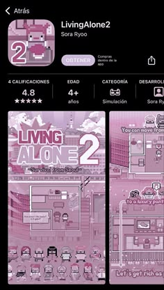 an image of living alone 2 on the app store