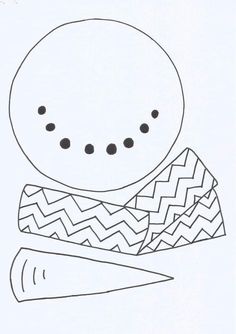 a black and white drawing of an object with dots on it's face, sitting next to a piece of fabric