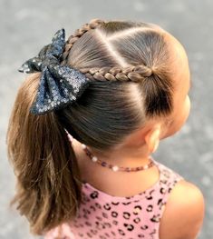 Unique Cheer Hairstyles, Shamrock Hairstyle For Kids, First Day Of School Hair Kindergarten, T Ball Hairstyles Kids, Growing Out Bangs Hairstyles For Kids, Little White Girl Hairstyles, Easy Easter Hairstyles For Kids, Kid Hairstyles Short Hair, Jazz Hairstyles Dance