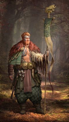 Celtic Warriors, Ancient Celts, Manama, Celtic Art, Wow Art, Arte Fantasy, Fantasy Warrior