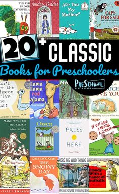 books for pre - schoolers with the title 20 classic books for pre - schoolers