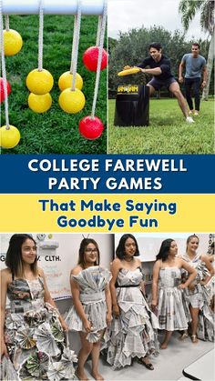 college farewell party games that make saying goodbye fun for the students to play with their friends