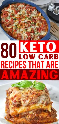 the words keto low carb recipes that are amazing