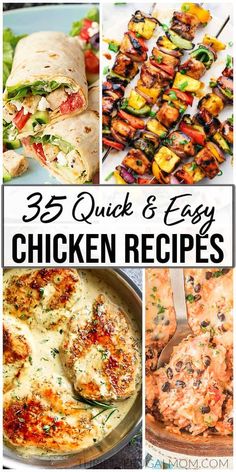 25 quick and easy chicken recipes that are perfect for busy week'snights