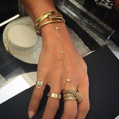 Classy Jewelry, Stacked Jewelry, Hand Jewelry