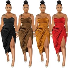 All Products V-neck Ruffle Dress For Night Out, Ruched V-neck Ruffle Dress For Party, V-neck Ruffle Bodycon Dress For Night Out, Ruched V-neck Slip Dress For Night Out, V-neck Ruched Wrap Dress For Night Out, Sling Wrap, Gowns Elegant, Pleated Party Dress, Sweetheart Neck Dresses