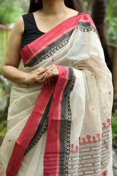 Handloom Cotton Saree, Cotton Sarees Handloom, Formal Saree, Cotton Saree Blouse Designs, Cotton Saree Blouse, Khadi Saree, Cotton Sarees Online, Cotton Saree Designs, Jamdani Saree