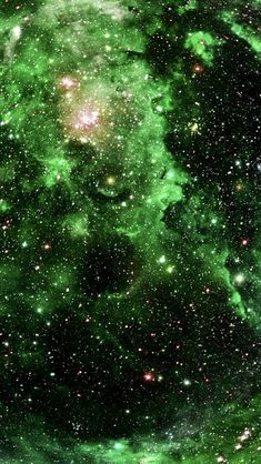 an image of a green space filled with stars