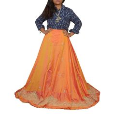 Sanskriti New Long Skirt Wedding Orange Hand Beaded Unstitched Zardozi Lehenga 134691407933 #eBayStore #eBaySeller #Orange #Women #Skirt #Beaded #Wedding #Long #AllSeasons #PureSilk #ALine #Floral #India #Spring #unstitch #Sanskritivintage #party #weight1kg75grams #eBay Embellished Floor-length Festive Skirt, Festive Floor-length Embellished Skirt, Reception Skirt With Resham Embroidery In Traditional Drape, Designer Traditional Drape Skirt With Resham Embroidery, Reception Skirt With Resham Embroidery And Traditional Drape, Traditional Drape Skirt With Resham Embroidery For Reception, Festive Anarkali Embellished Skirt, Embellished Skirt For Reception And Festive Occasions, Embellished Skirt For Festive Reception