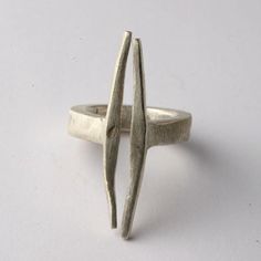 Artistic Silver Ring Collectible, Artistic Silver Brass Jewelry, Contemporary Sculptural Silver Jewelry, Handmade Silver Brutalist Jewelry, Luxury Brutalist Silver Jewelry, Unusual Jewelry, Contemporary Jewellery, Contemporary Jewelry