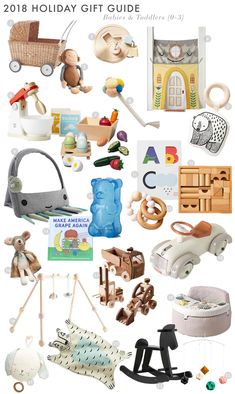 the 2013 holiday gift guide for babies and toddlers includes toys, books, and more