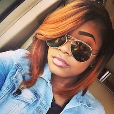 Kdubsays Bob Quick Weave, Ombré Bob, Quickweave Bob, Voice Of Hair, Quick Weave Styles, Relaxed Hairstyles, Find Hairstyles, Weave Styles