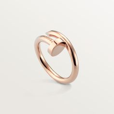 CRB4092500 - Juste un Clou ring - Pink gold Juste Un Clou Ring, Gold Rings Simple, Nail Ring, Detailed Jewelry, Never Fade, Zircon Ring, Classic Jewelry, Pink Ring, Classic Ring