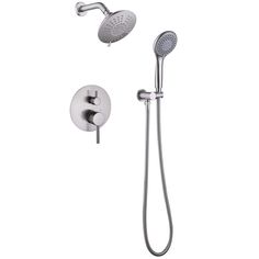 an image of a shower head and handset