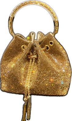 Luxury Bucket Bags For Party, Luxury Rectangular Bucket Bag For Party, Elegant Gold Bucket Bag For Everyday, Elegant Gold Bucket Bag For Everyday Use, Luxury Gold Top Handle Bucket Bag, Gold Bucket Bag With Top Handle And Gold-tone Hardware, Luxury Bucket Bag For Party, Silver Bucket Bag With Dust Bag Included, Luxury Gold Rectangular Bucket Bag