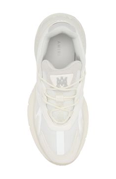 A mixed-media design of smooth leather and breathable mesh defines this well-cushioned sneaker grounded by a chunky sole with MA logo tread. Lace-up style Leather and textile upper and lining/synthetic sole Imported Designer Shoes Ma Logo, Mixed Media Design, Sneaker Men, Media Design, Up Styles, Smooth Leather, Designer Shoes, Mixed Media, Nordstrom