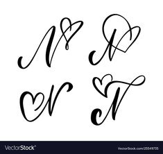 the letter m and s in cursive handwriting