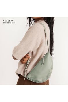 The Tess Sling combines the accessibility of a belt bag with the body-skimming comfort of a crossbody. Kitted with interior pockets and a long adjustable strap, this must-have bag is perfect for anyone who prioritizes straightforward, functional design. 6in L x 2.625in W x 11.5in H; Drop: 20 inches; Weight: 0.62 lb Interior: Repreve Lining Main zipper closure Adjustable Strap Interior contains a back zipper pocket and a slip pocket Adjustable leather sling strap Premium leather from a Leather Wo Fall On-the-go Belt Bag With Adjustable Strap, Functional Crossbody Hobo Bag With Adjustable Strap, Versatile Belt Bag With Adjustable Strap For Commuting, Versatile Crossbody Shoulder Bag For Commuting, Versatile Shoulder Bag With Adjustable Strap For Commuting, Casual Soft Leather Saddle Bag, Versatile Crossbody Hobo Bag With Adjustable Strap, Commuting Crossbody Bag With Adjustable Strap, Casual Everyday Saddle Bag In Soft Leather