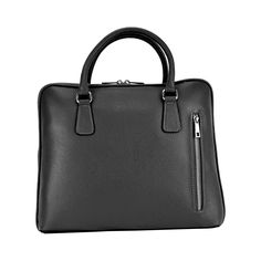 RENATO BORZATTA - Italy since 1978 - Made in Italy Unisex Business Briefcase in Genuine Leather Made in Italy Material: Genuine Grained Dollar Leather Black colour External Vertical Pocket with Metal Zipper Genuine Leather Handles Polished Nickel metal zip closure Internal notebook pocket Polished Nickel metal accessories Dimensions: 36 x 29 x 6.5 cm Packaging: TNT bag -- Unisex Business Briefcase Made in Italy in Genuine Leather, designed and handcrafted entirely with top quality leather. Compa Classic Formal Briefcase With Gunmetal Hardware, Classic Briefcase With Silver-tone Hardware For Work, Business Satchel Briefcase With Gunmetal Hardware, Classic Briefcase With Silver-tone Hardware For Everyday Use, Modern Travel Briefcase With Silver-tone Hardware, Modern Briefcase With Silver-tone Hardware For Travel, Black Business Briefcase With Silver-tone Hardware, Black Briefcase With Silver-tone Hardware For Business, Business Briefcase