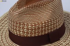 "100% hand woven high Quality Panama Hat - Brown & Natural ref : Ojillo ☆Size : *Size: ▪Circumference : Small (54-55cm ) Medium ( 56-57cm) Large (58-59cm) Extra large ( 61-62 cm) (ask for your size in a note ) ▪brim : 7cm - ⭐️Shipping: DHL : * USA, Central & North America: 2-3 Business Days * Rest of The World: 4-6 Business Days - Sun hats , beach hats , panamanian style hats , - - For ANY Questions/details/inqueries or Wholesale please contact me on Whatsapp at : +57 316 601 85 91 \"Alm Brown Woven Fedora Straw Hat, Brown Woven Fedora With Short Brim, Brown Woven Straw Hat With Curved Brim, Brown Woven Brimmed Fedora, Brown Woven Toquilla Straw Panama Hat, Brown Woven Straw Hat Bands, Brown Woven Hat Bands For Spring, Brown Woven Fedora Sun Hat, Brown Woven Panama Hat With Short Brim