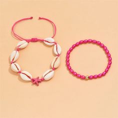 SPECIFICATIONSBrand Name: rinhooItem Type: AnkletsStyle: VintageMaterial: SHELLMetals Type: zinc AlloyCN: ZhejiangFine or Fashion: fashionOrigin: Mainland ChinaGender: WomenChoice: yessemi_Choice: yes Starfish Anklets For Summer Vacation, Summer Vacation Starfish Anklets, Casual Pink Anklets For Summer, Casual Pink Anklet For Summer, Pink Casual Anklets For Festivals, Bohemian Pink Anklets For The Beach, Casual Pink Anklets For Festival, Pink Trendy Anklets For The Beach, Pink Trendy Beach Anklets