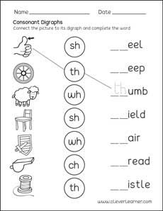 a worksheet for beginning and ending sounds