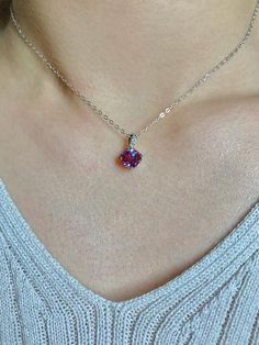 These gorgeous, timeless pieces features stunning alexandrite and hand picked natural crystals. ✦ DETAILS ✦ ✧ Pendant is about 1.5 inches ✧ Sterling Silver 925 ✧ Chain - 16 inch with 2 inch extender. ✧ This necklace will arrive in a Kherish velvet box ready to gift. Dazzling Gemstone Round Pendant Necklace, Dazzling Ruby Gemstone Necklaces, Elegant Round Crystal Necklace, Fine Jewelry Sapphire Jewelry In Purple, Fine Jewelry In Purple Sapphire, Ruby Necklace With Sparkling Stones For Gift, Elegant Purple Round Pendant Necklace, Dazzling Gemstone Pendant Necklace, Dazzling Round Stone Necklaces