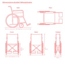 the dimensions guide for wheelchairs