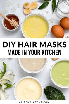 Avocado Mayo Hair Mask, Mayo Hair Mask, Avocado Hair Mask Recipe, Hair Shedding Remedies, Egg Mayo, Spa Stuff, Homemade Spa