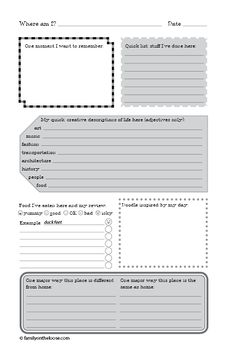 the printable worksheet for students to use in their writing and reading skills