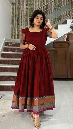 Frock Design For Stitching, Long Frocks For Women, Dress Designs For Stitching, Lehenga Designs Simple, Latest Model Blouse Designs