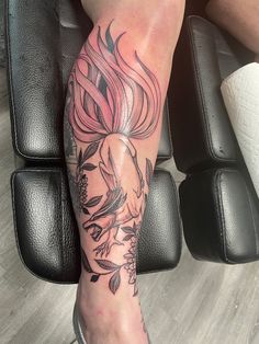 Kurama Tattoo Anime Tattoo Black and Grey Tattoo Desings, Leg Sleeve, Baby Tattoos, Leg Sleeves, Body Tattoos, Tattoos And Piercings, Follow Me On Instagram