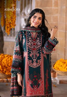 Semi-stitched Traditional Wear With Printed Motifs For Eid, Chanderi Unstitched Suit With Printed Motifs And Long Sleeves, Eid Unstitched Suit With Long Sleeve Printed Motifs, Long Sleeve Unstitched Suit With Printed Motifs For Eid, Long Sleeve Jamawar Lawn Suit For Eid, Unstitched Suit With Dupatta For Eid, Festive Unstitched Suit With Printed Motifs And Long Sleeves, Long Sleeve Unstitched Suit With Dupatta For Eid, Multicolor Unstitched Suit With Dupatta And Long Sleeves