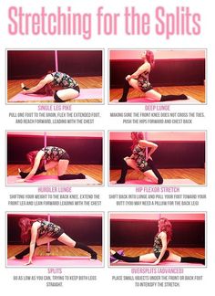 the instructions for how to perform an acrobatic yoga pose