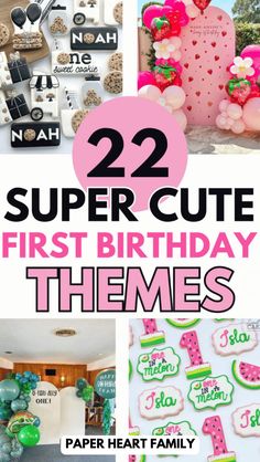 Make your baby’s first birthday unforgettable with these fun first birthday themes! Ideas include a 70s theme for boys, a colorful rainbow theme, or a playful zoo theme. Find decoration ideas and creative activities to match any unique style.