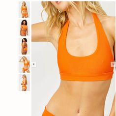 Frankies Bikinis Stevie Ribbed Top - Orange - S - Nwt New With Tags Frankies Bikinis Stevie Halter Scoop Ribbed Bikini Top - Orange - S - Nwt New With Tags Size: Small Nwt - New With Tags! Color: Marmalade / Neon Orange Price: $90 Description Hello Bikini Top Heaven! The Stevie Bikini Top Features A Scoop Front, Open Back, And A Halter Neckline. We Foresee Summer Days Turning Into Starry Nights In This Number - And We Guarantee You Will Feel Supported Through It All. Fabric: 88% Nylon + 12% Span Ribbed Beachwear Swimwear For Swimming, Ribbed Beachwear Swimwear, Ribbed Summer Swimwear For Beach, Ribbed Beachwear Swimwear For Spring, Ribbed Swimwear For Summer Beach, Summer Beach Ribbed Swimwear, Summer Ribbed Swimwear For Beach, Summer Ribbed Swimwear, Ribbed Beachwear Swimwear For Beach Season