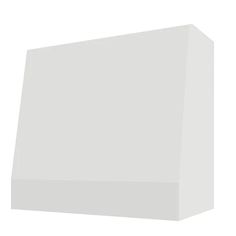 an empty white box on a white background