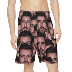 Al Alonso! Welcome back to the podium!! Fernando Alonso Vamos in these cool comfy shorts to hang around the track on race day! These printed gym shorts are here to become a sporty staple for the active lifestyle. With a comfy fit, and moisture management capabilities, this pair sports all the factors of an instant- favorite. Add your art and create a staple for sports enthusiasts. .: Material: 100% polyester .: Extra light fabric (4.13 oz/yd² (140g/m .: White drawstrings .: Seam thread color automatically matched to design (black or white) .: Assembled in the USA from globally sourced parts Alonso F1, Fantasy Art Dolls, Earthy Outfits, World Champion, Motor Racing, Comfy Shorts, Gym Shorts, Race Day, Active Lifestyle