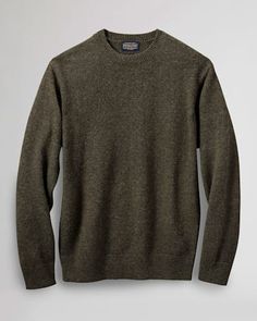 A Classic All-Ages Gift, This Men's Pullover Sweater Is Knit From Warm, Pure Shetland Wool Sourced From Sheep Ranchers In New Zealand. Naturally Odor- And Stain-Resistant, It’S A Cool-Weather Favorite You'll Want In More Than One Color. 100% Shetland Wool Machine Wash Imported | MEN'S SHETLAND WASHABLE WOOL CREWNECK Classic Long Sleeve Lambswool Sweater, Classic Lambswool Sweater, Cozy Wool Sweatshirt With Ribbed Cuffs, Cozy Knit Polo Sweater With Crew Neck, Cashmere Knitted Crew Neck Top, Knitted Cashmere Crew Neck Top, Casual Long Sleeve Lambswool Sweater, Cozy Wool Crew Neck Top, Crew Neck Merino Wool Sweater With Double-needle Sleeve