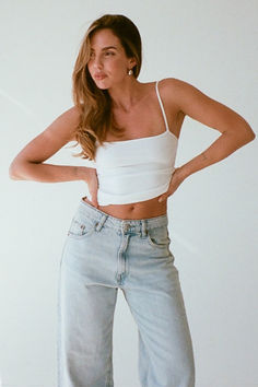 This everyday tank is the definition of essential. Once you feel the super soft, buttery fabric that’s thick and compressive—you’ll be so obsessed. It’s minimal, effortless, and flattering enough to wear on repeat.
#rumored #vintageinspired #tank #basic #whitetank Basic Tank Top With Built-in Bra For Everyday, Seamless Cropped Tank Top, Everyday Tank Top With Built-in Bra And Minimal Stretch, Everyday Solid Tank Top, Bra Friendly, Versatile Tank Crop Top For Everyday, Everyday Solid Color Tank Top With Built-in Bra, Everyday Tank Top With Built-in Bra, Trendy Seamless Camisole For Everyday, Trendy Everyday Seamless Camisole