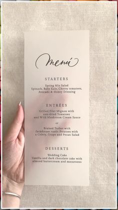 Wedding Menu Ideas - Is that what you have in mind? Take action immediately while all are still fresh in your mind. Visit NOW to view more. Wedding Menu Acrylic, Vellum Paper Menu Wedding, Menu Paper Design, Vellum Paper Save The Date, Guest Menu Ideas, Vellum Menu Wedding, Wedding Table Menu Cards, Elegant Wedding Menu Ideas, Buffet Menu Wedding