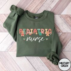 Celebrate the holidays in cozy style with our Pediatric Nurse Christmas Sweatshirt, perfect for dedicated peds and PICU nurses. This festive and comfortable sweatshirt is ideal for baby nurses who want to show off their love for pediatric care during the holiday season. Whether you're gifting it or wearing it yourself, this pediatric nurse shirt is a fun and thoughtful way to spread Christmas cheer at work or home! Gildan 18000 Brand Sweatshirt ▶Unisex Adult Sizing ▶See Our Size Chart for Proper Peds Nurse, Picu Nurse, Baby Nurse, Pediatric Care, Pediatric Nurse, Nursing Baby, Nurse Christmas, Nurse Sweatshirt, Pediatric Nursing