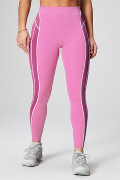 Motion365+ High-Waisted 7/8 Legging Fabletics pink female Activewear >> Womens >> Bottoms >> Leggings >> 7/8s Motion365 regular Running/Training Moisture-Wicking 7/8 legging in Motion365+ fabric. Female Activewear, White Ombre, Cute Cuts, In The Gym, Eco Fashion, Running Training, Moisture Wicking Fabric, High Waisted Leggings, The Gym